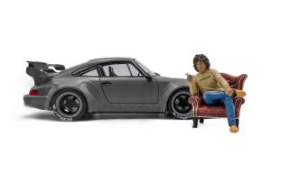 Porsche 911 RWB BodyKit 2024 mit Figur - S1807517 Solido 1:18 Metallmodell
